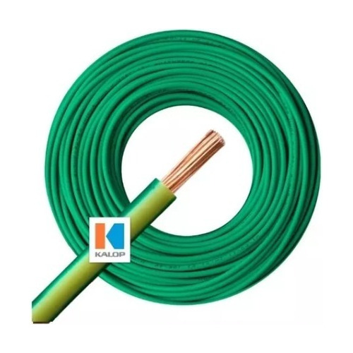 Cable Unipolar Kalop Iram 2.5mm Flexible Cat.5 Verde/amar 