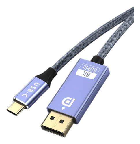 Bidireccional Cable Usb Tipo C A Displayport 8k 60hz Dp 1.4
