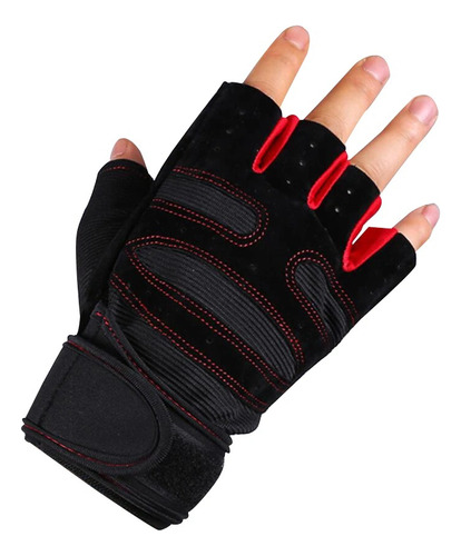 Guantes Deportivos Para Gimnasio Pesas Soporte Muñeca Gym