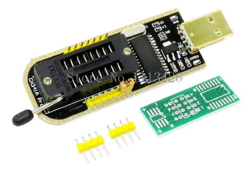 Programador Gravador Eprom Usb Ch341a Flash Spi Bios Ch341