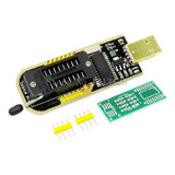 Programador Gravador Eprom Usb Ch341a Flash Spi Bios Ch341