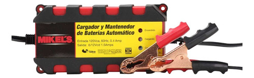 Cargador Baterías 6 Y 12 Volts Mikels Cba-1.5 1.5 Amp