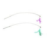 Furhaven Dizzy Kitty - Varita De Plumas Para Gatos - Pastel