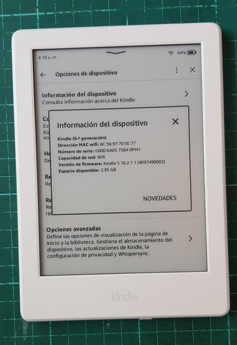 Amazone Kindle E-reader