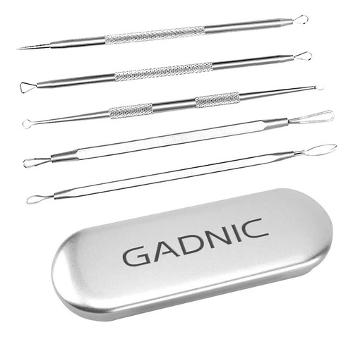 Extractor Puntos Negros Gadnic Kit 5 Agujas Acné Con Estuche