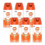 Off Family Repelente Aerosol 170cm3 Dengue Mosquitos Pack X6