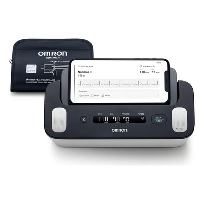 Tensiómetro Digital De Brazo Omron Complete Hem-7530t Ecg Color Negro | Envío gratis