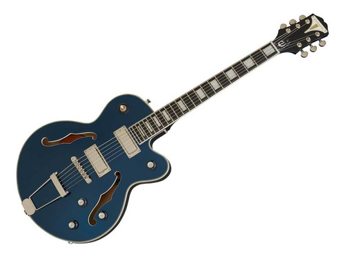 Guitarra Semiacústica EpiPhone Uptown Kat Es Blue Metallic *