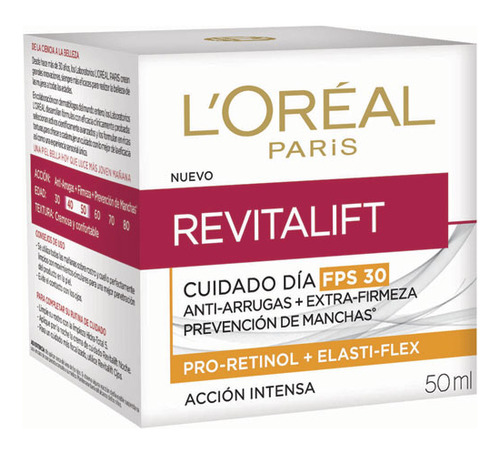 Crema Anti-arrugas L'oréal Revitalift Día 50 Ml