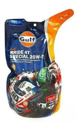 Aceite Gulf Pride 4t Special 20w-50 Mineral Oil Motos Liber