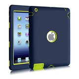 iPad 2/3/4 Case, Cubierta Protectora Hocase Resistente A Pru