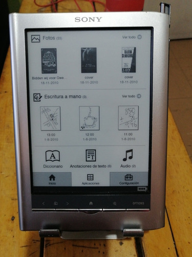 Lector De Libros Sony Prs-650 Táctil Digital 2 Gb Ampliable