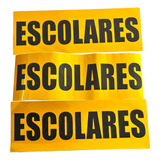 Set 3u Letreros Reflectantes Sticker Transporte Escolares