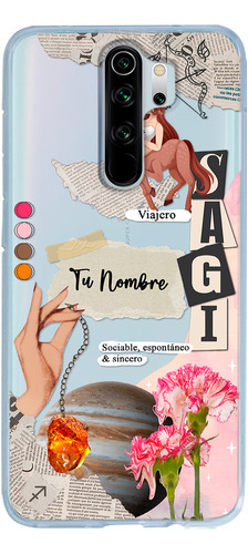 Funda Para Xiaomi Mujer Signo Zodiaco Sagitario Con Nombre