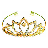 Tiara Pedraria Noiva Strass Arco De Cabeça Coroa Princesa