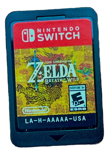 Zelda Breath Of Wild Nintendo Switch Cartucho Usado