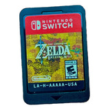 Zelda Breath Of Wild Nintendo Switch Cartucho Usado