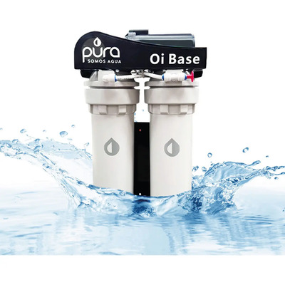 Purificador de Agua Pura Ósmosis Inversa, Oi Base, Filtro de Agua, 7 Etapas Instalación Gratis, Elimina Arsénico Metales Cloro y Sarro. Agua alcalina, liviana, elimina exceso de sales, +Salud | Meses sin interés