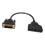 Adaptador Dvi A Hdmi Dual Sinloon 1080p Cable Divisor