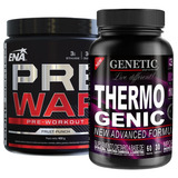 Pre War Entreno Thermogenic Genetic Quemador Fuerza Energia