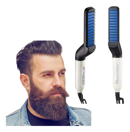 Modelador Alisador Cabelo Barba Masculino Chapinha Bivolt Nf