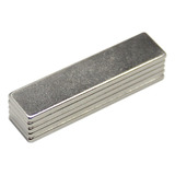 10pcs Imã De Neodimio Super Forte Retangular 40x10x2mm - N35