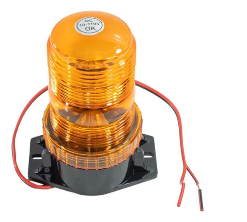 Torreta Para Montacargas 30 Led 12v-110v Ambar Reforzada