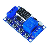 Modulo Relay Rele Timer Retardo Trigger Voltimetro  12vdc