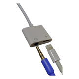 Adaptador Compatível Com iPhone iPad P2 + Lightning Carrega