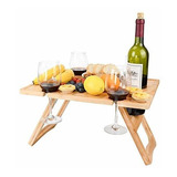 Mesa De Picnic Vino Al Aire Libre  Grande  Plegable  Po...