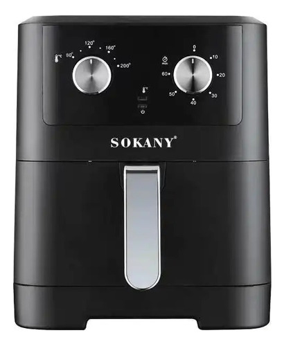 Freidora De Aire Sokany 8litros Negra Sk-zg-8045 2000w Color Negro