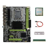 Placa Madre X58 Con Cpu X5675+ddr3 8 Gb De Ram A 1600 Mhz+co