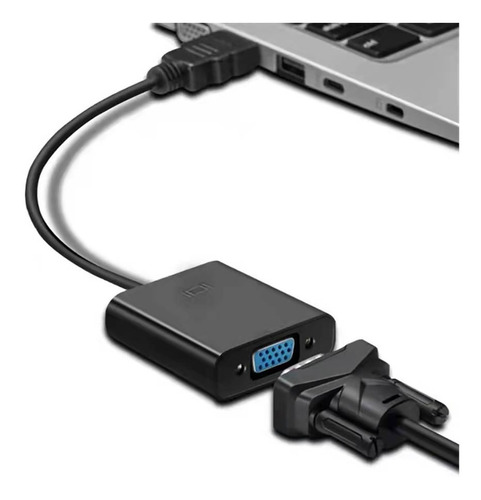 Adaptador Conversor Hdmi A Vga Full Hd 1080 Laptop Tablet Pc