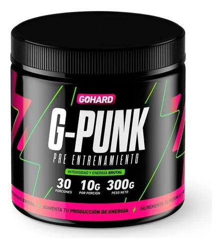  Pre Entrenamiento G-punk 300 Gr. Gohard.