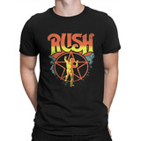 Camiseta Con Estampado Gráfico De La Banda De Rock Rush