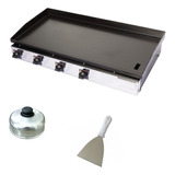 Chapa Lanche Profissional 50x100 Inox P/ Cheff 25 Hambúrguer