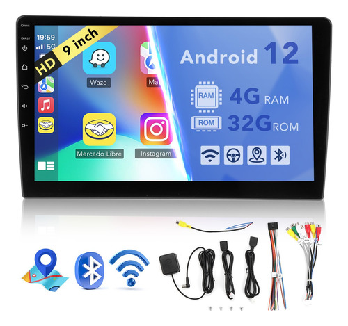 Autoestéreos Mirrorlink Pantalla 9 In 4+32g Android Wifi Gps