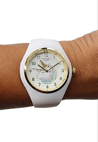 Reloj De Mujer Knock Out Malla Silicona Garantía Oficial 