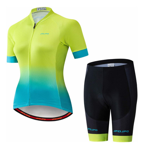 Maillot Ciclismo Mujer Manga Corta Secado Rápido