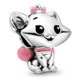 Charm Marie De Los Aristogatos De Disney Color Plata