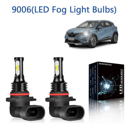 Kit De Led Focos Neblinero Antiniebla 6000k 8000lm Para Ford