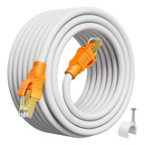 Cable Ethernet Cat 8 De 30 Pies, Cable De Red Blindado De 30