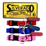 Paquete De 3 Collares Para Perro Grosor 2 Cm Liso Silverado 