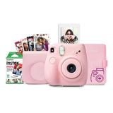 Cámara Instantánea Fujifilm Instax Mini7+ Rosa Con Funda 