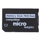 Adaptador Memoria Micro Sd A Ms Pro Duo Memory Stick Pro Duo