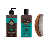 Kit Shampoo, Balm E Pente Calico Jack - Don Alcides