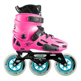 Patines Canariam Xpider Fucsia Chasis Rex 3x110mm