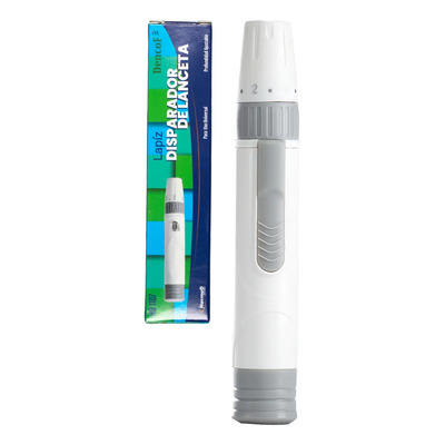 Pluma Disparadora P\u002F Toma Glucosa En La Sangre Hermed Color Blanco | MercadoLibre