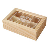 Organizador De Bolsitas De Té De Madera, Caja De Té