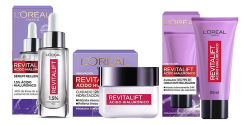 L'oréal Paris Kit Revitalift Ácido Hialurónico: Sérum Rostro